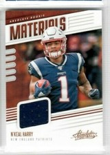 N'KEAL HARRY 2019 Panini Absolute Football ROOKIE MATERIALS JERSEY RC RM-32 PATS