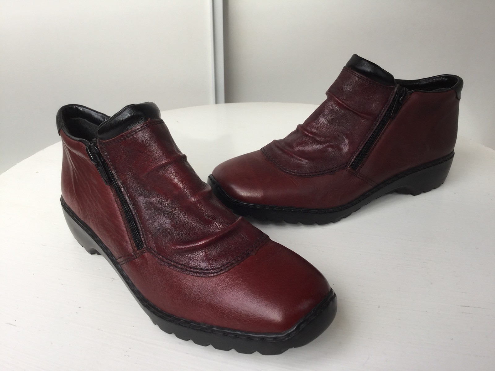 Stivali RIEKER chaussure compensé talon femme bote montant chelsea scarpe da ginnastica CUIR 37 Stivali RIEKER chaussure compensé talon femme bote montant chelsea scarpe da ginnastica CUIR 37