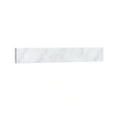 21.25 in. Marble Sidesplash in White Carrara