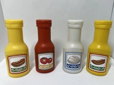 Step 2 CONDIMENT BOTTLES  Ketchup, Mustard, Mayonnaise LOT Step2