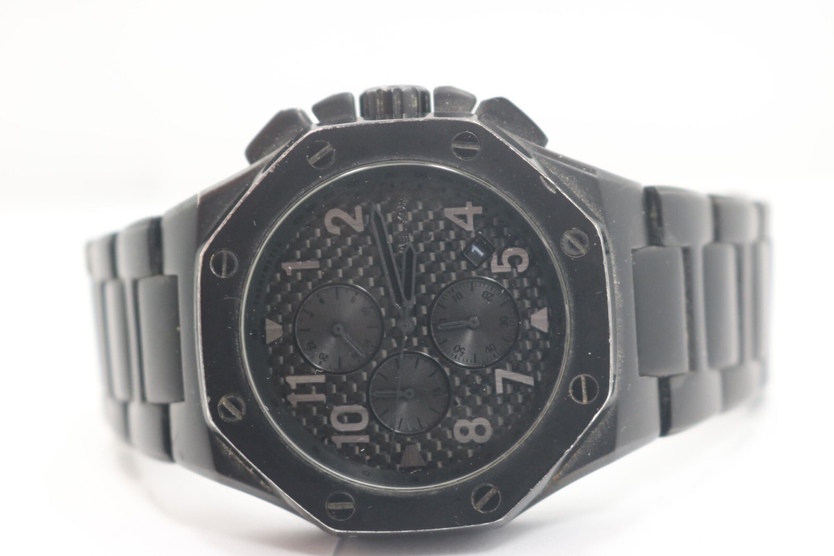 MICHAEL KORS ネイビー 腕時計　MK-8818 Oversized Hutton Navy-Tone Watch | Michael Kors [US]