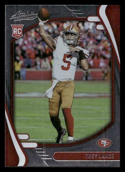 2021 Panini Absolute #103 Trey Lance Rookie San Francisco 49ers