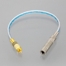 6.35mm 1/4" mono female to RCA PHONO TS plug AV Speaker mixer audio cable 1 16FT