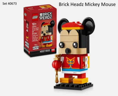 LEGO® 40673 BrickHeadz Spring Festival Mickey Mouse NEW/NEU/sealed