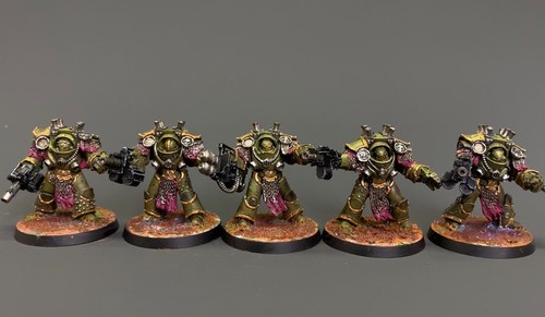 Death Guard Grave Warden Terminators Warhammer AOS Presale Painted Miniatures