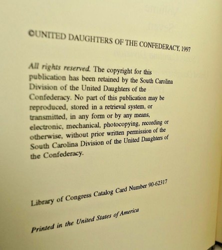 Recollections and Reminiscences, 1861-1865 - WWI, Vol 7 1997 Daughters of Confed - Picture 9 of 9