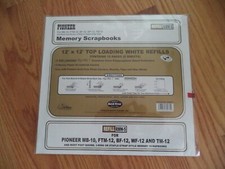 RMW-5 Pioneer 12 x12 Memory Book Refill Pages 5 Pack - ONE PACKAGE