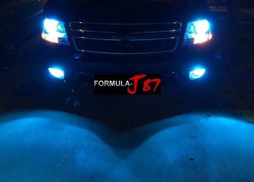 LED 80W PS24W 5202 H16 Blue 10000K Two Bulbs Fog Light Replacement Show Color EO - Picture 8 of 9