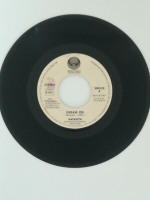NAZARETH - Dream on / Love leads to madness PROMO ITALY 7'' 45 Runden Vinyl Schallplatte