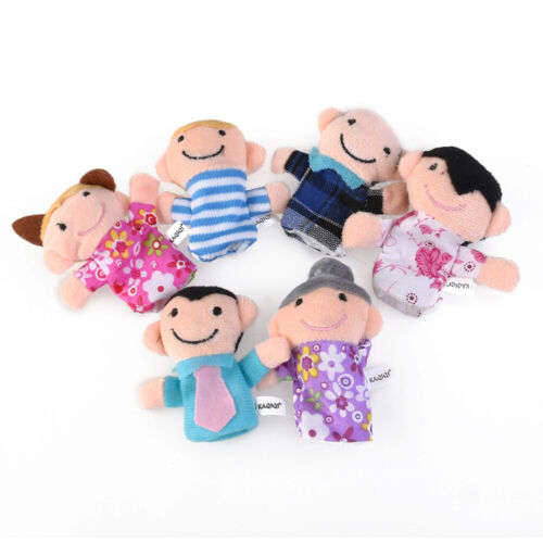 18pcs Cartoon Animal Family Finger Puppets For Toddlers 1-3s 12 Animals & 6 - Picture 3 of 9