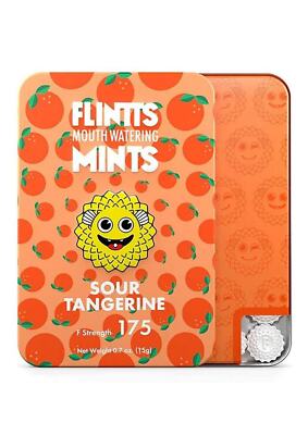 Flintts Mints   Sour Tangerine Mouth Watering Delights