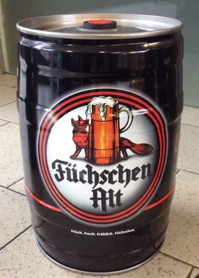 Düsseldorfer Füchschen Alt 5 Liter Party-Fass Bier