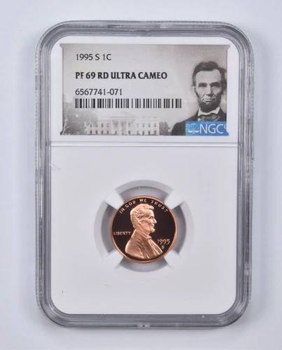 PF69 RD UCAM 1995-S Lincoln Memorial Cent NGC Special Label