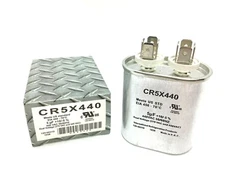 NEW 5/440 oval run capacitor 5 MFD - HEAVY-DUTY - LONG-LASTING - FAN REPAIR