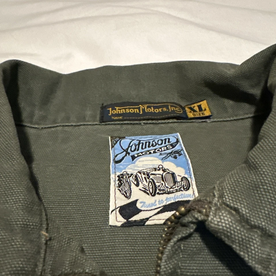 Chaqueta Steve McQueen Johnson Motors 1964 ISDT RACING JACKET Extremadamente Rara XL Foto 3 de 4