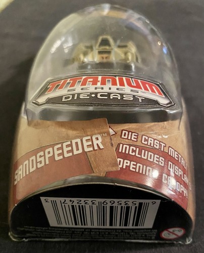 Star Wars Titanium Series Die-Cast Sandspeeder MicroMachines 2008 NIB - Picture 3 of 3