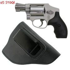 US Concealed Carry Right Hand Leather IWB Pistol Holster Fits Most .38 Special