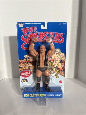 *IN HAND* WWE LJN Mattel BLUE Stone Cold Steve Austin Superstars Series 2