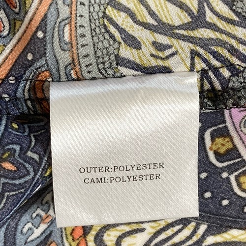Nueva Blusa MILLERS Talla 16 Chifón + Cami Manga Larga Poliéster Gris Estampado Paisley - Imagen 13 de 14