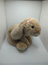 Toys R Us Animal Alley Lop Ear Bunny Rabbit Realistic Plush Weighted Bottom Soft