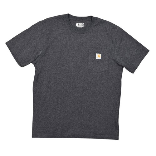Carhartt Men's Gray Cotton T-Shirt M Loose Fit Classic Short Sleeve