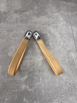 Original ZAZ 965 Zaporozhets Interior Grab Handles Pair Beige USSR Vintage