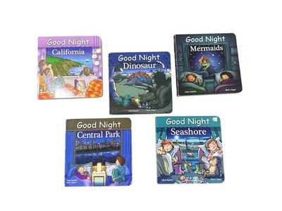 Good Night Books Children's Board Book Set Of 5 By Adam Gamble & Mark Jasper