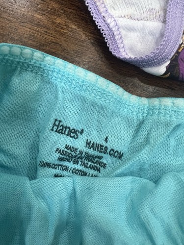 Girls Size 4 Underwear Lot Frozen Hanes NWOT - Picture 3 of 3