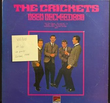 The Crickets Rock Reflections Vinyl Record LP VG/VG SLS50207 1971