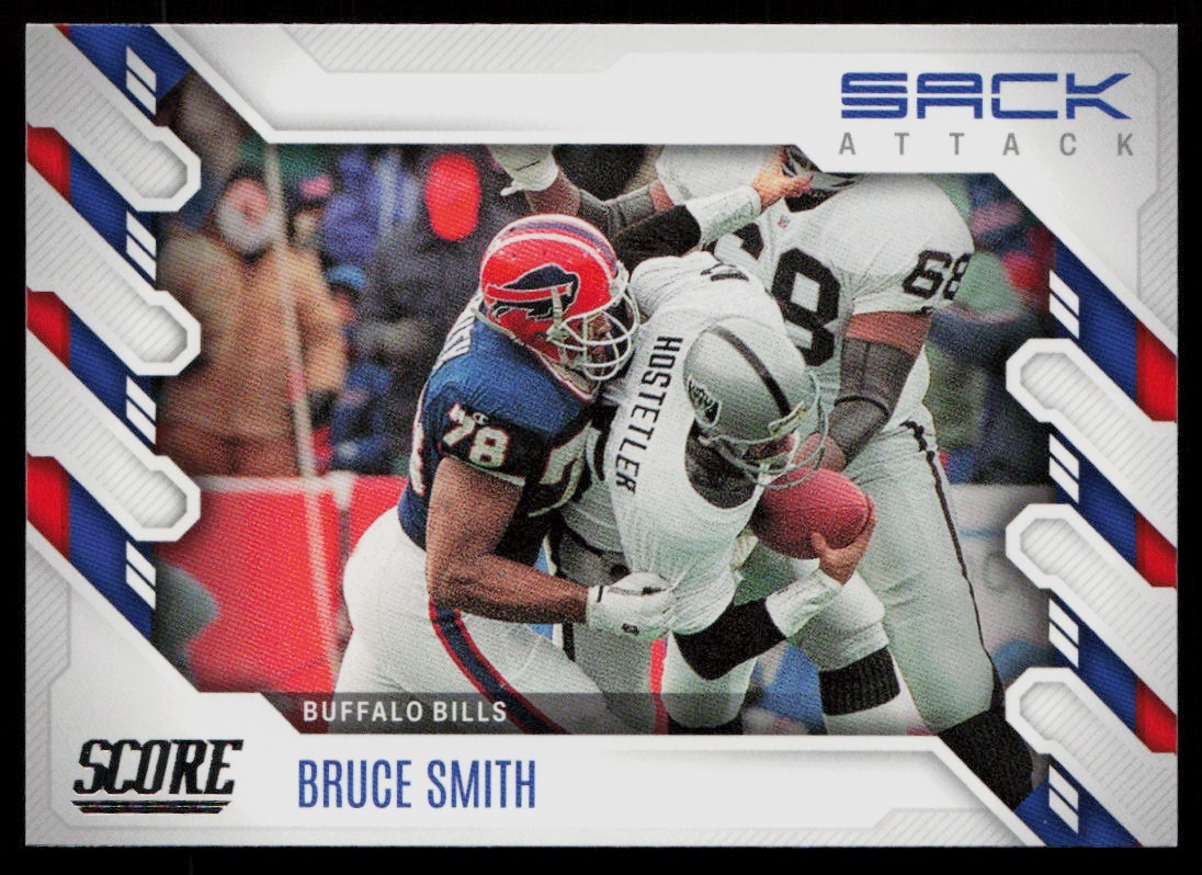BRUCE SMITH 2022 SCORE SACK ATTACK BUFFALO BILLS #SA-BS INSERT