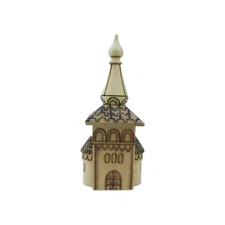 Unusual Vintage wooden Hand Worked USSR CYBEHNP