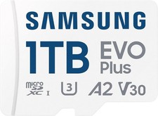 Samsung EVO Plus 512GB MicroSDXC Class 10 UHS-I U3 A2 V30 Memory Card  Adaptor