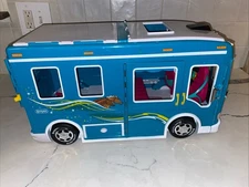 Breyer Horse Trailer Cruiser RV Van Motorhome Toy 2008 Teal Blue