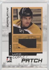 2009-10 ITG Superlative Volume 2 Patch Gold 1/9 Milan Lucic #SP-11 Patch 2d8