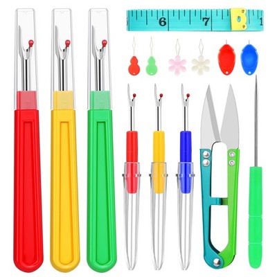 ZMAAGG Seam Rippers for Sewing, Stitch Remover Upgraded Version, Multicolor