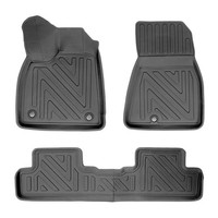 3D Auto Fussmatten FüR Renault 5 E-Tech (R5) 2024-2027 Carbon-Optik Gummimatten