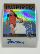 2025 Leaf Metal Women Of Sport Auto Inspired L Blue Prism - Te-Hina Paopao 1/8