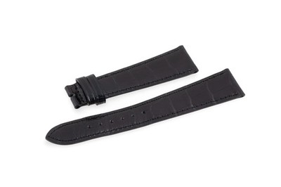 Neu - Patek Philippe Alligator Lederband Band schwarz black 21/16