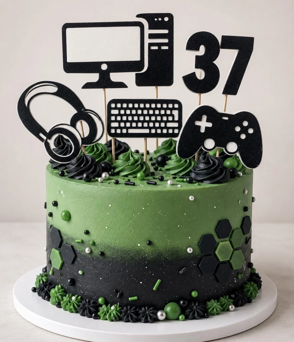 Gameing Cake Topper, Computerspiel Cake Topper