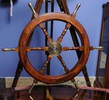 NAUTICA PIRATA VINTAGE DA PARETE NAVI DECORAZIONE MARE OTTONE BARCA REGALO...