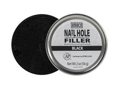 Amaco Wachsfüller schwarz 56g Bilderrahmen Holz Möbel 2oz Eckfüllung Rahmen