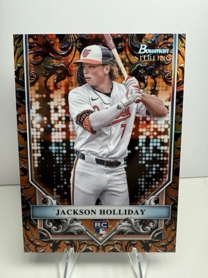 2024 Bowman Sterling - Jackson Holliday #BSR20 - Copper Refractor 07/15 Jersey #