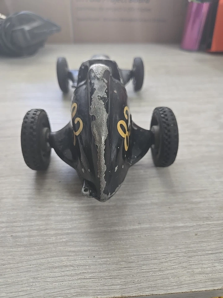 S22B Rare Tether Car 1950's Roy Cox Thimble Drome Champion # 83 Black Original - Image 3 of 4