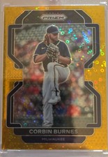 2022 Panini Prizm - Tier II Corbin Burnes #208 Gold Donut Circle Prizm /10