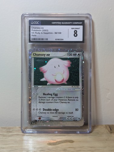Chansey ex graded CGC 8 for sale on eBay