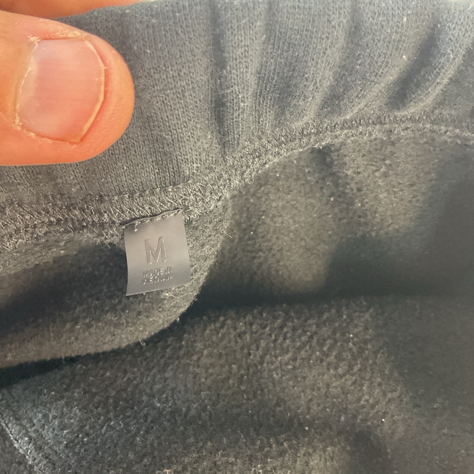 Fear of God FOG Essentials RELAXED Sweatpants Black Size M Heavy Soft thumbnail 8