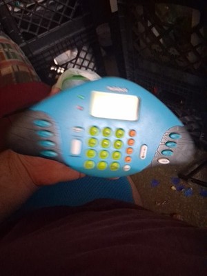 Math Shark Handheld Electronic Skill Builder Educational Toy and Calculator