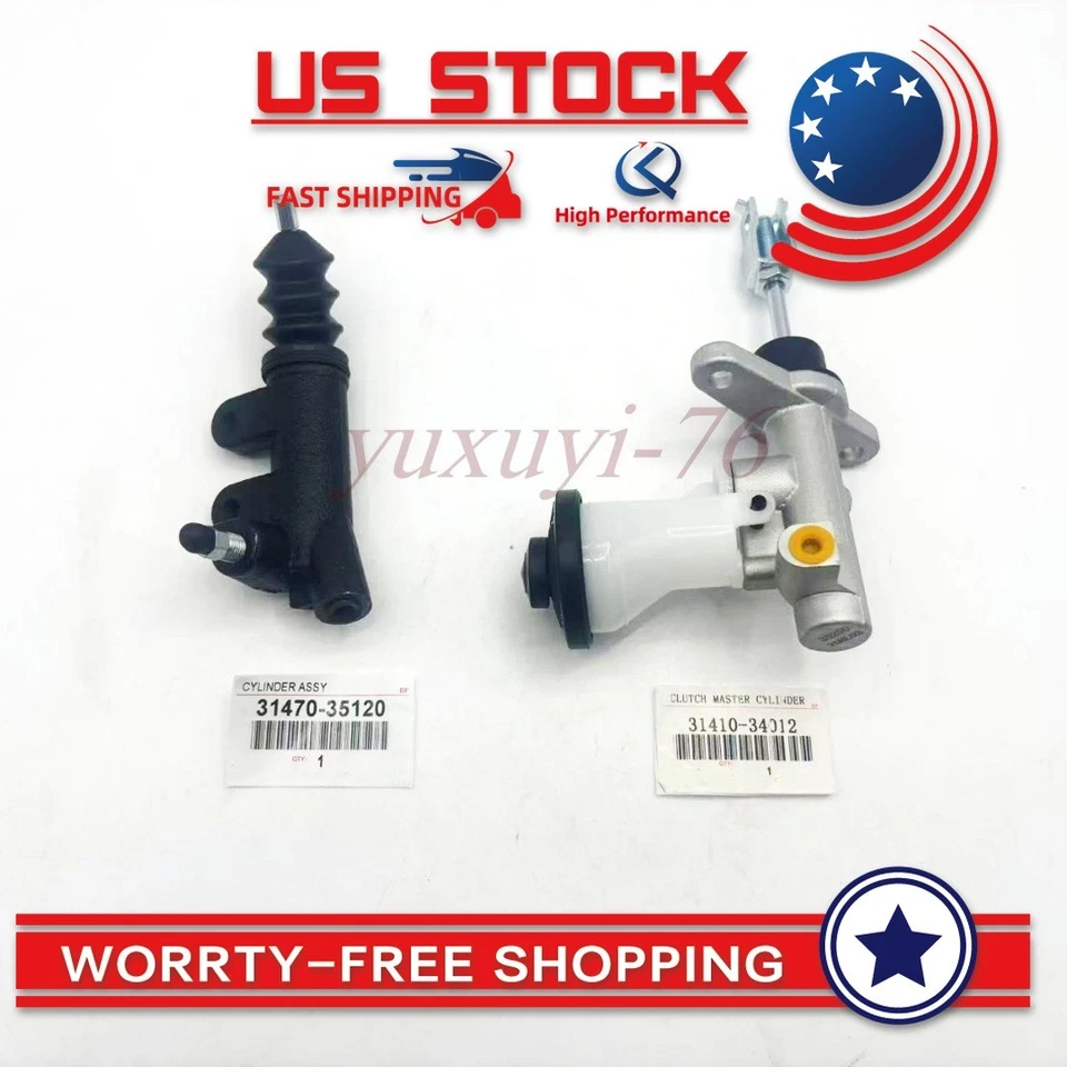 OEM For Toyota Tacoma 2.4L 2.7L 3.4L V6 L4 95-04 Clutch Master & Slave Cylinder Foto 4 de 4