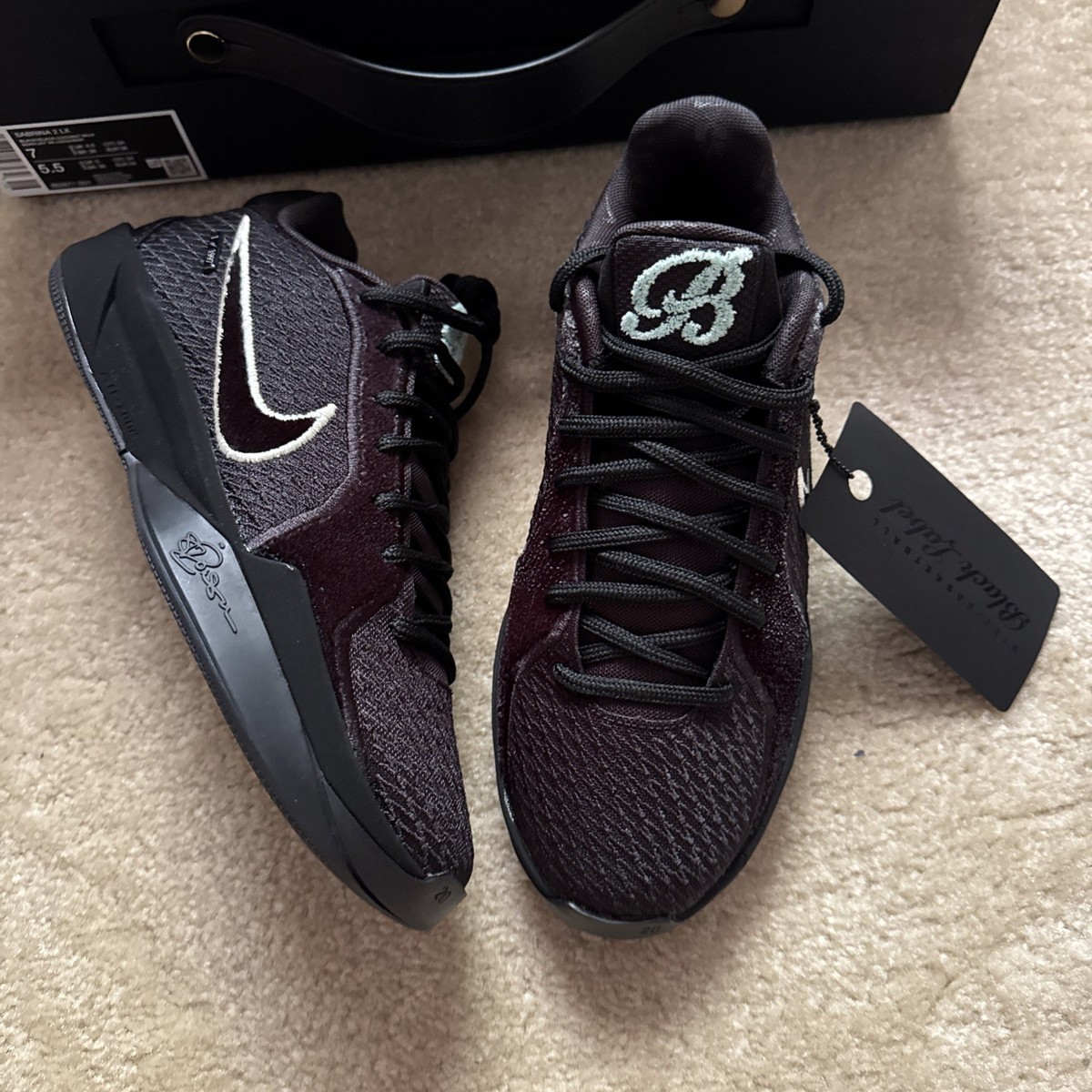 Nike Sabrina 2 EP Black Label Pack IB7941-001 Size 7W 1/1997