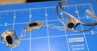 VINTAGE Signed Alpaca Mexico Silver & Onyx~Slave Cuff Bracelet/Adj~Ring Size 7